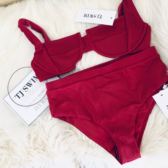 TJ Swim Other - TJ Swim Merlot Bathing Suit